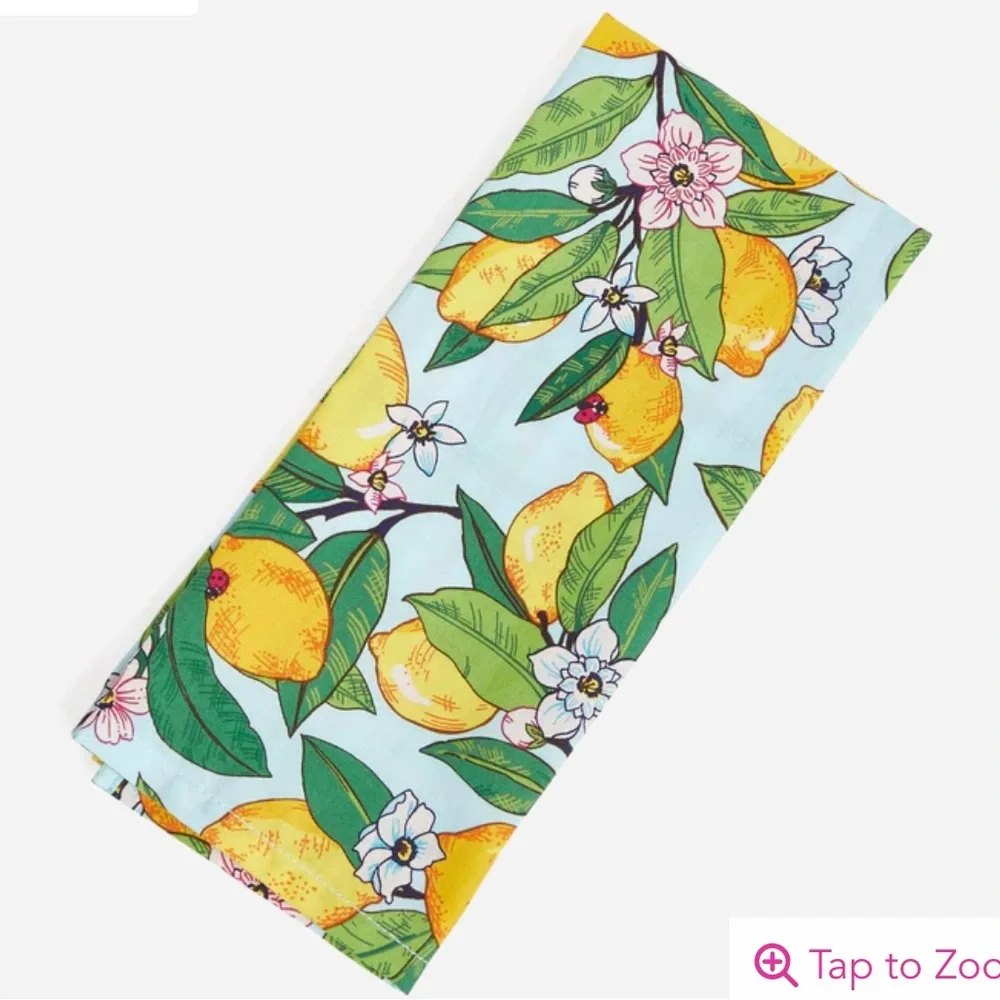 Vera Bradley Kitchen Towels in Lemon Grove Set of 2